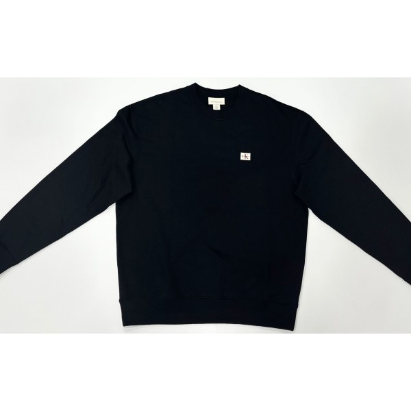 FELPA GIROCOLLO CALVIN KLEIN CON LOGO PICCOLO LATO CUORE