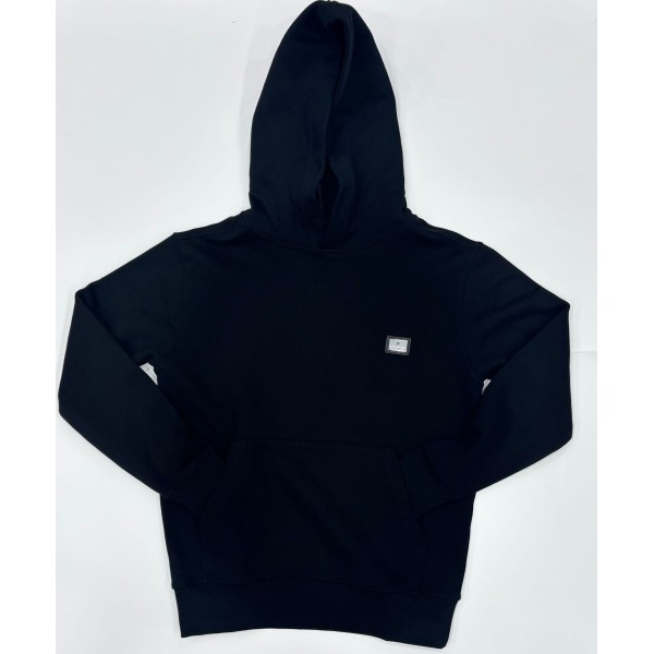 FELPA CAPPUCCIO SOLDIER CON LOGO TARGHETTA