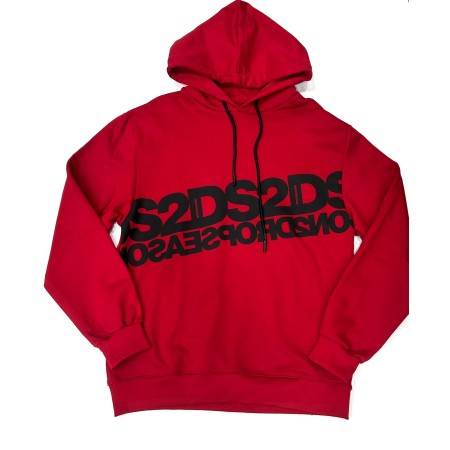 FELPA DS2 CAPPUCCIO LOGO...